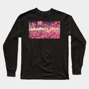 Pixel City 2 Long Sleeve T-Shirt